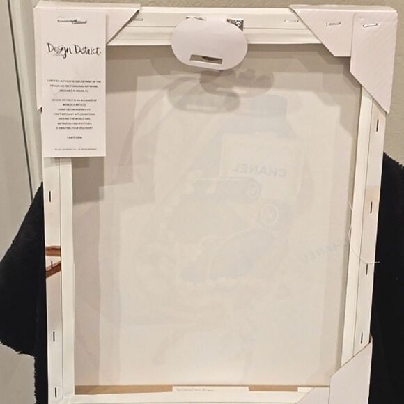 Design District Fashion & Chanel Glam Boho Accessories Handbag Canvas Wall Decor - Picture 6 of 6